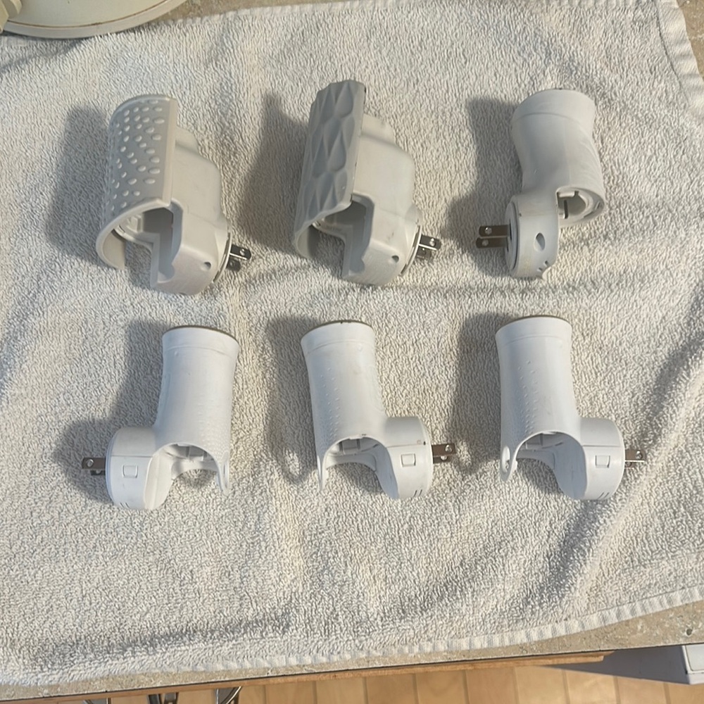 OIL WARMERS SET OF 6-  sold together ( Yankee candle, Glade &  Airwick brand)